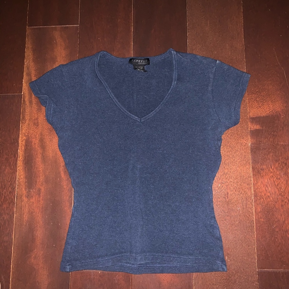Navy blue vintage shirt from EXPRESS